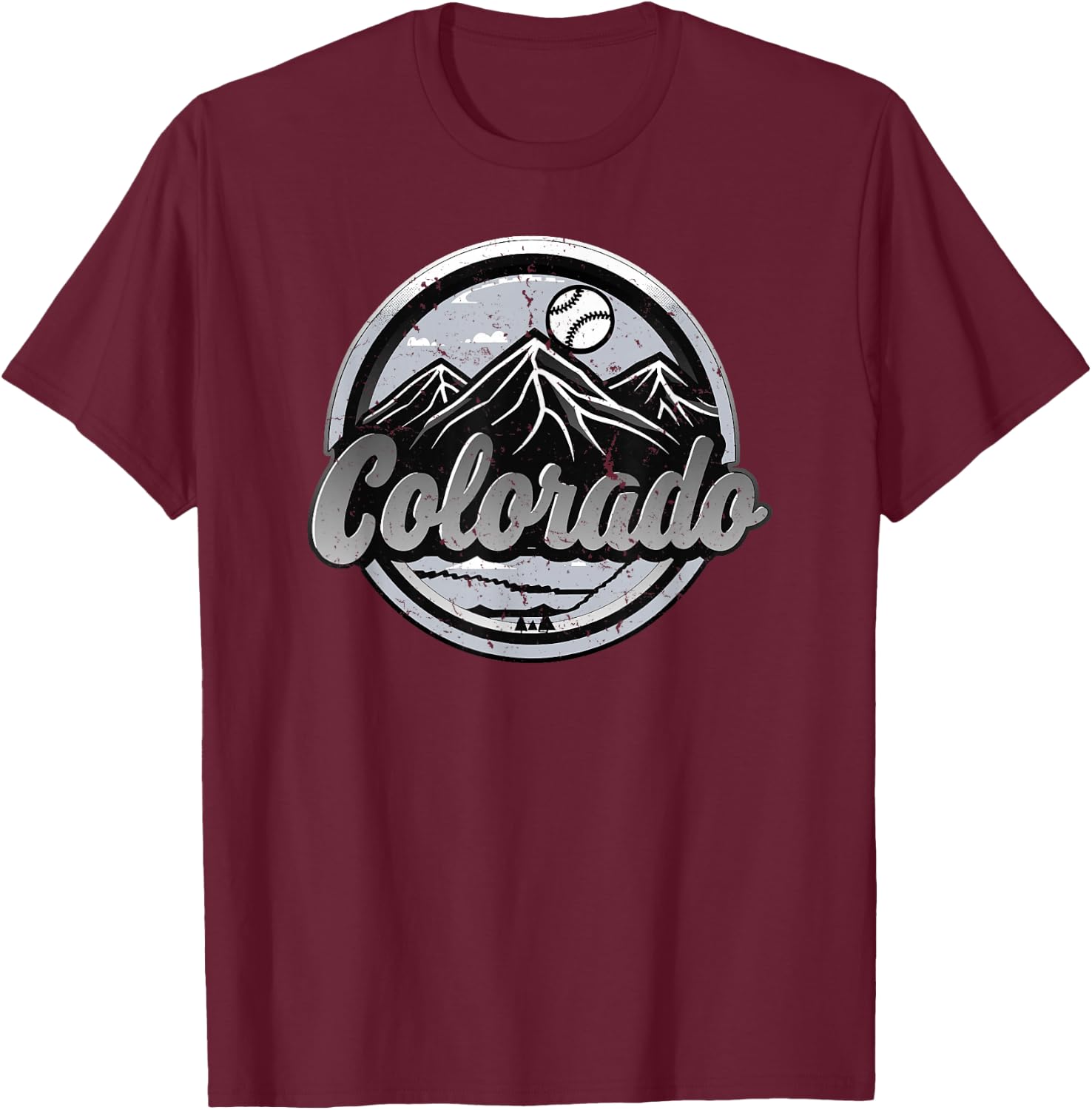 Colorado Baseball T-Shirt - T-Shirt | Maroon