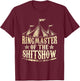 Funny Ringmaster of The Shitshow Circus Staff Shit Show T-Shirt - T-Shirt | Maroon