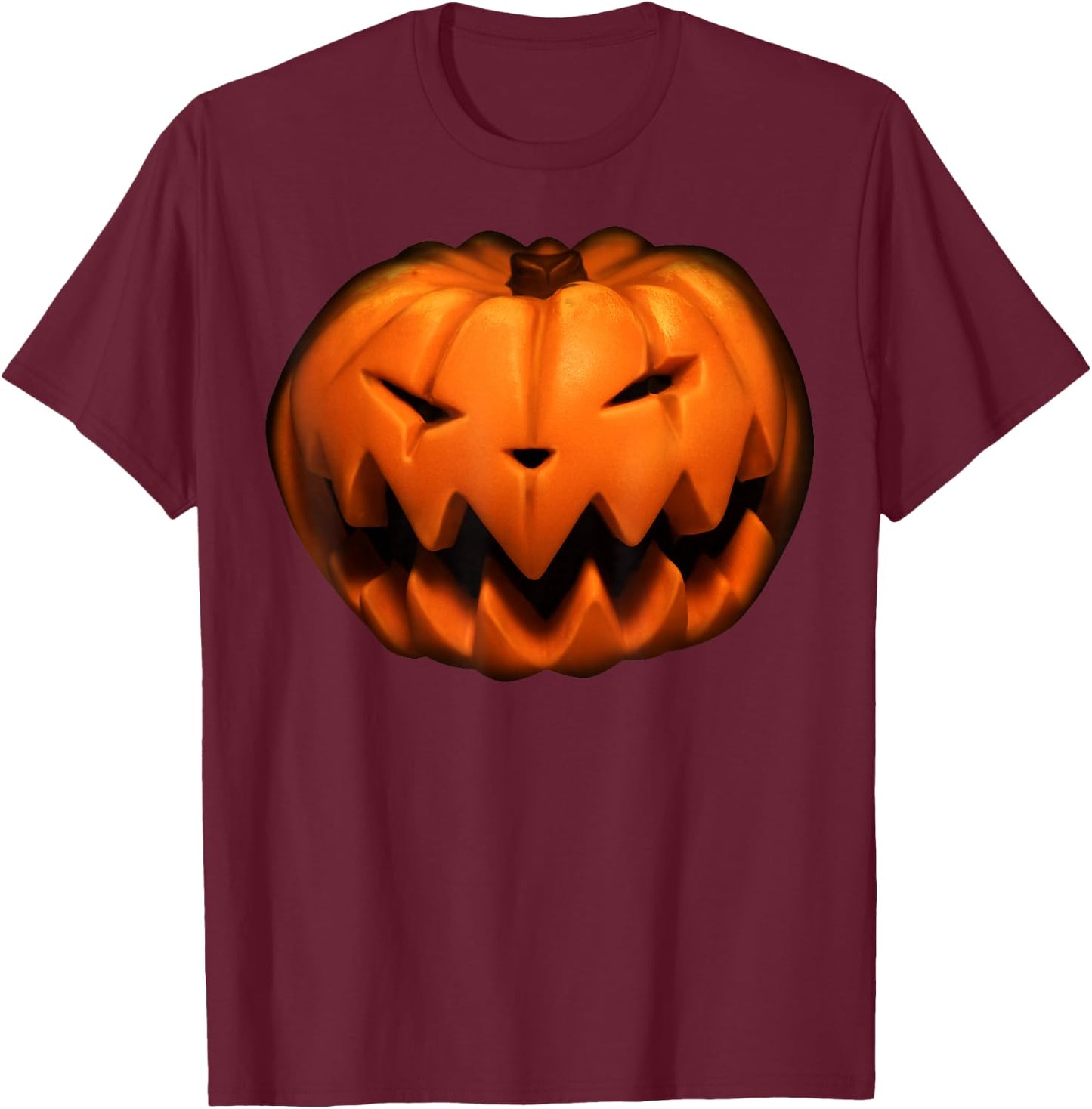 Disney The Nightmare Before Christmas Pumpkin King Big Face T-Shirt - T-Shirt | Maroon