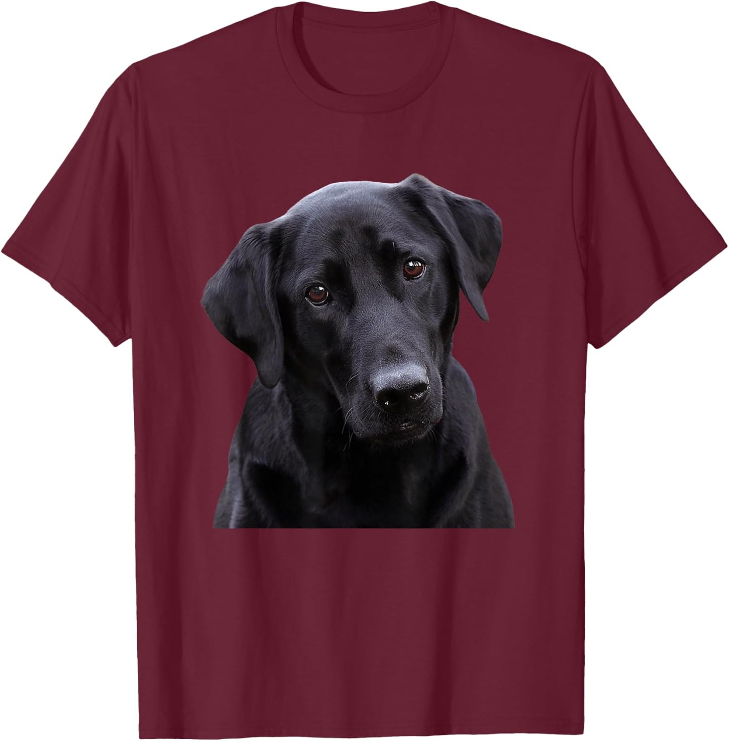 Love Is Labrador Retriever Shirt Black Lab Mom Dad Dog Lover T-Shirt - T-Shirt | Maroon