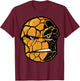 Marvel Fantastic Four The Thing Big Face T-Shirt - T-Shirt | Maroon