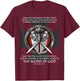 Armor of God Christian Bible Verse Religious Faith Graphic T-Shirt - T-Shirt | Maroon