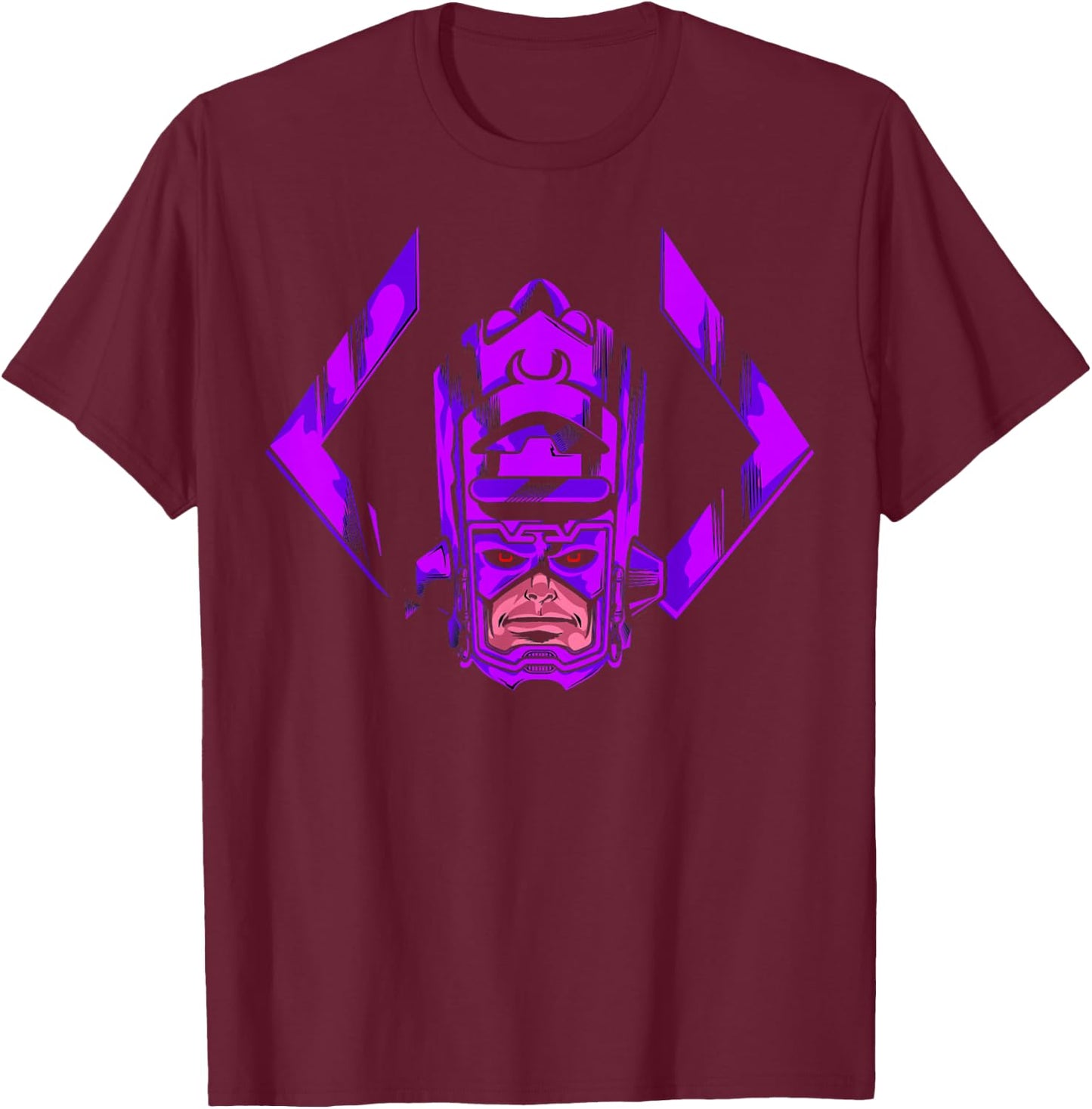 Marvel Fantastic Four Galactus Dark Big Face T-Shirt - T-Shirt | Maroon
