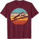 Praying Mantis Retro Vintage 60s 70s Sunset Bug Insect Men T-Shirt - T-Shirt | Maroon