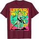 Star Wars Rey 90s T-Shirt - T-Shirt | Maroon