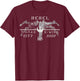 Star Wars Rebel 1977 X-Wing Stencil T-Shirt - T-Shirt | Maroon