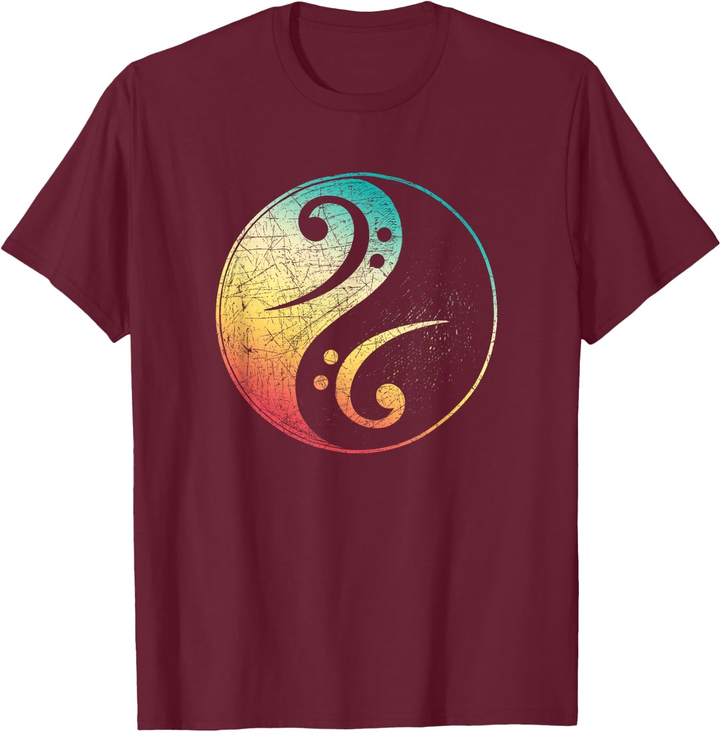 Bass Guitar Player Musical Instrument Bass Guitar T-Shirt - T-Shirt | Maroon