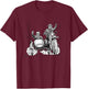 Motorcycle Tension Side Car Fans Motorcycle Rider T-Shirt - T-Shirt | Maroon