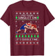 Wrestling Put Your Singlet On Christmas Gift Wrestler T-Shirt - T-Shirt | Maroon