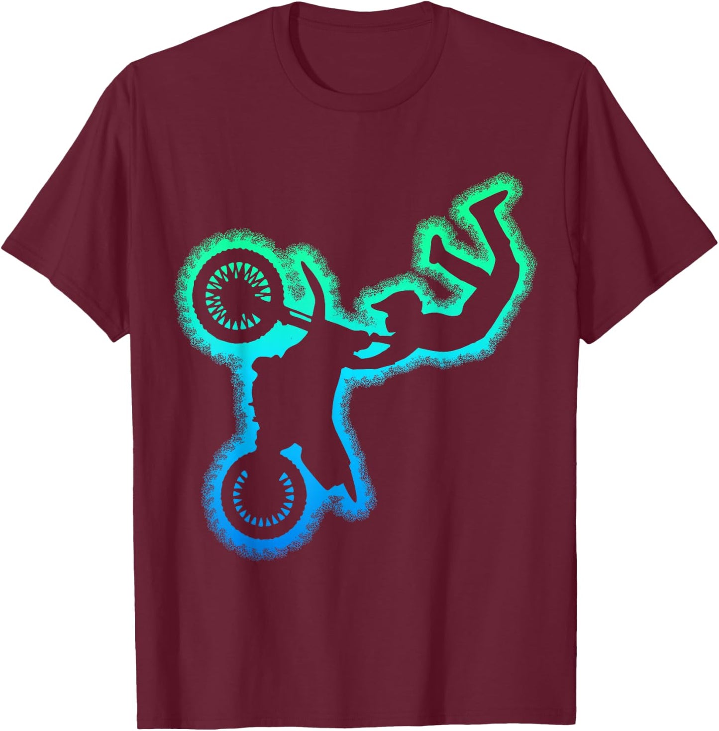 Motocross Dirt Bike Enduro Dirt Biking T-Shirt - T-Shirt | Maroon