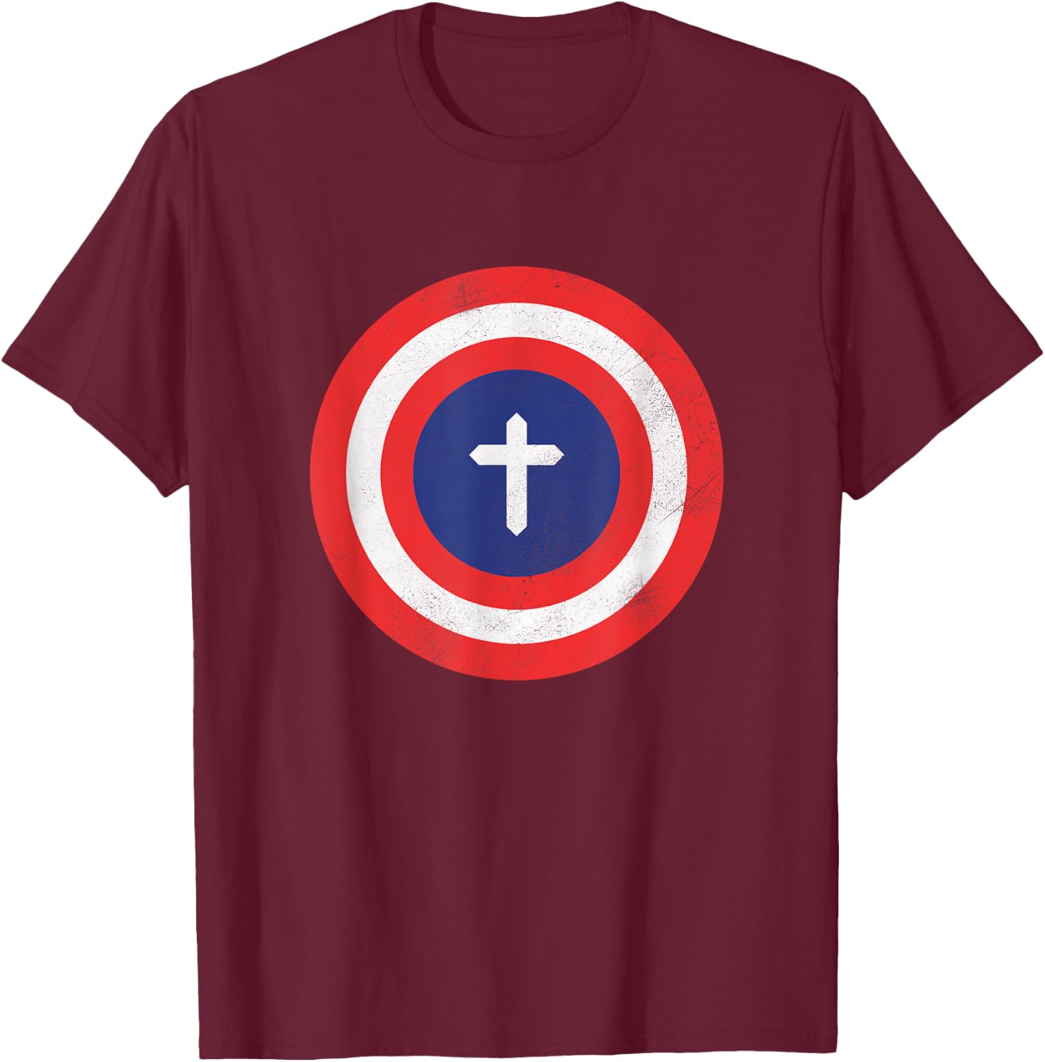 Captain Jesus Christ Cool Christian T-Shirt - T-Shirt | Maroon