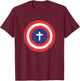 Captain Jesus Christ Cool Christian T-Shirt - T-Shirt | Maroon