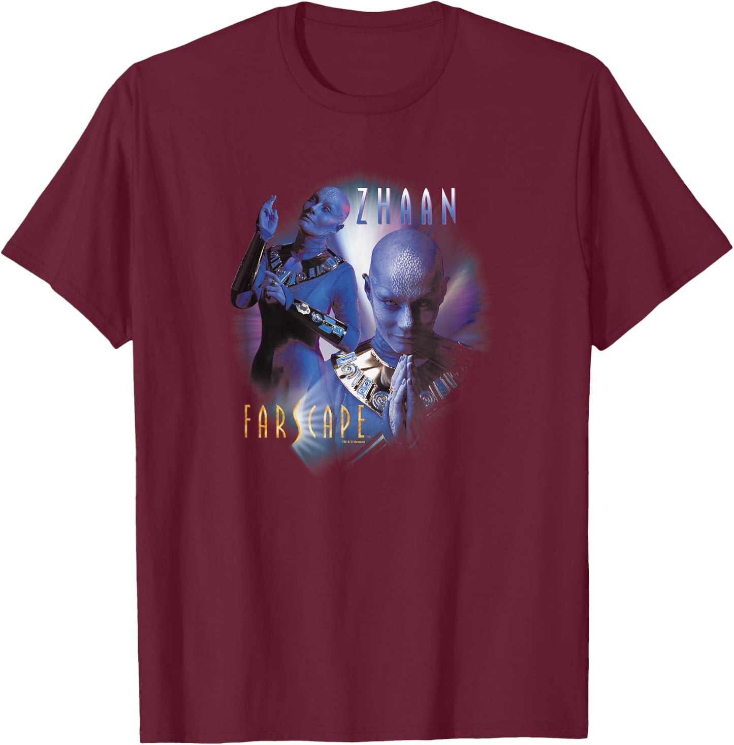 Farscape Zhaan T-Shirt - T-Shirt | Maroon