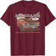Ford - Red Mustang American Thoroughbred T-Shirt - T-Shirt | Maroon