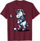 Golfer Unicorn Golfing Unicorns Unicorn Golf T-Shirt - T-Shirt | Maroon