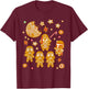 Star Wars Gingerbread Cookies Galactic Empire Holiday T-Shirt - T-Shirt | Maroon