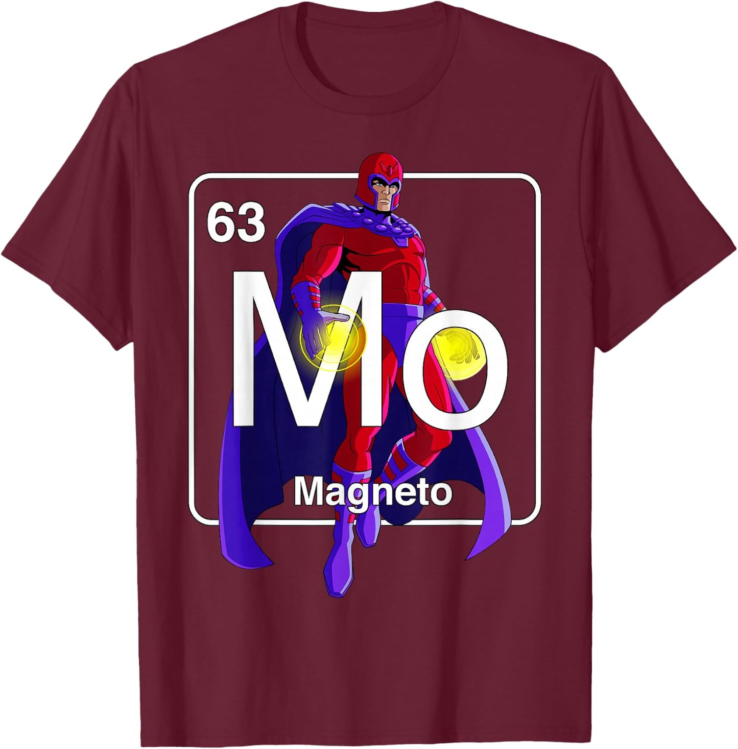 Marvel X-Men Magneto Element T-Shirt - T-Shirt | Maroon