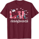 Activity Director Love Valentines Day Cute Women Heart T-Shirt - T-Shirt | Maroon