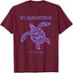 St. Augustine Florida Sea Turtle Beach Vacation Souvenir T-Shirt - T-Shirt | Maroon