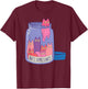 Antidepressant Cat Retro Antidepressants Cats Funny Gift Men Women T-Shirt - T-Shirt | Maroon