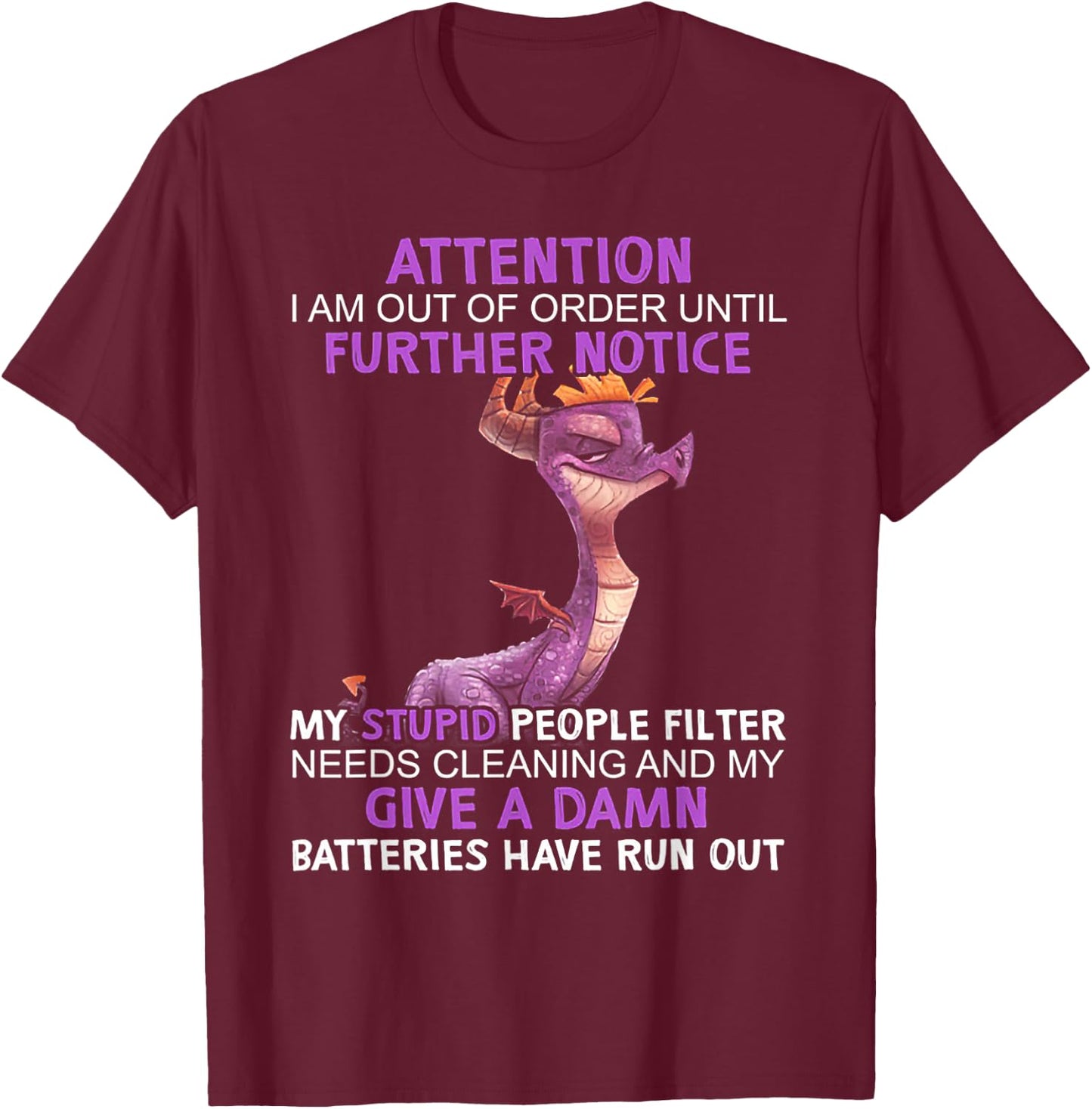 Keep your mouth and go your name clap T-Shirt - T-Shirt | Maroon