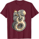 Kids 8 Year Old Koala 8th Birthday Party Animal Koala Lover T-Shirt - T-Shirt | Maroon