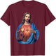 Sacred Heart Jesus T-Shirt - T-Shirt | Maroon