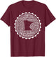 Drink Local Minnesota Breweries T-Shirt - T-Shirt | Maroon