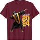 Dabbing Graduation Class Of 2024 Gift Men Funny Graduation T-Shirt - T-Shirt | Maroon