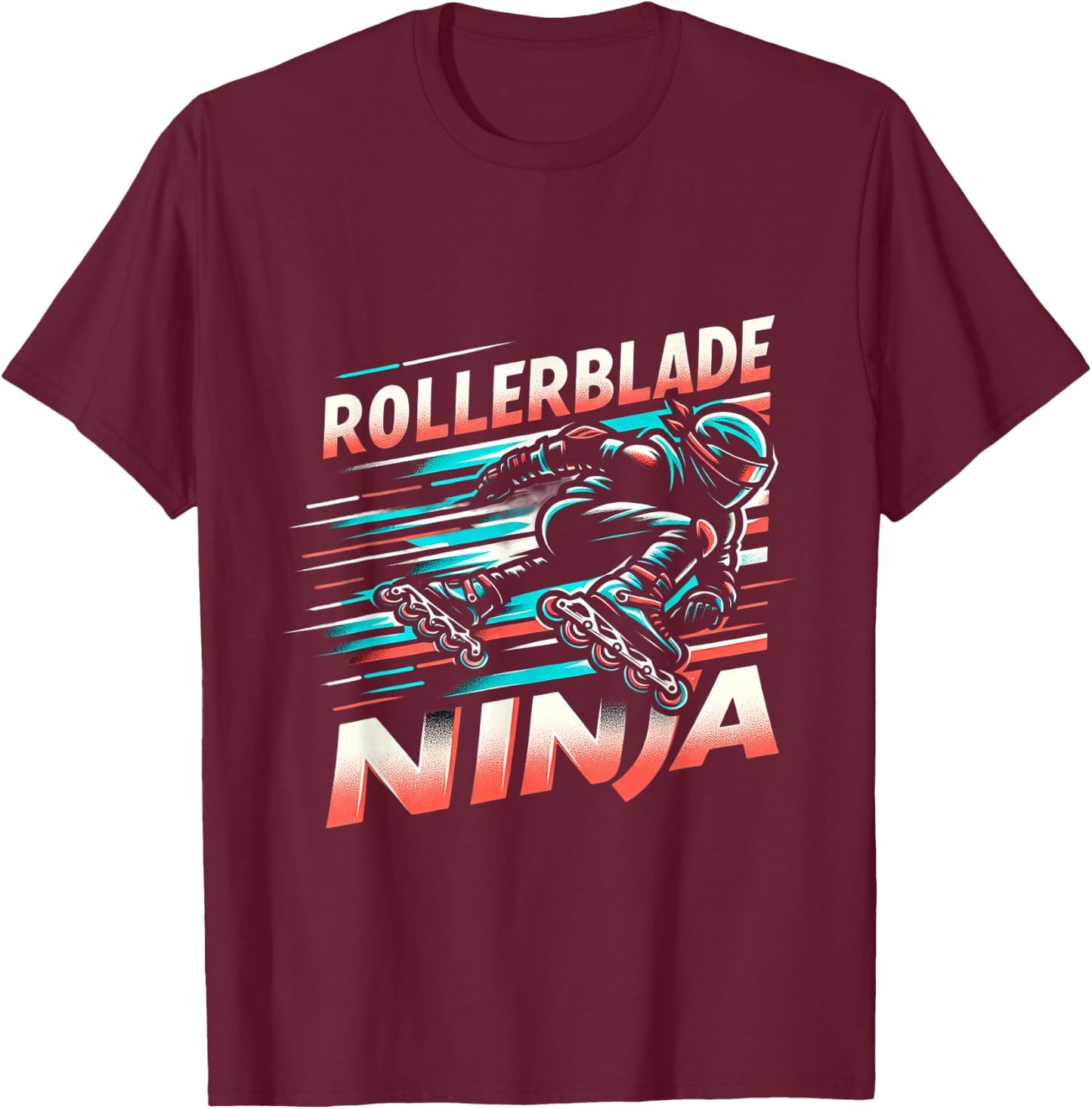 Rollerblade Ninja T-Shirt - T-Shirt | Maroon
