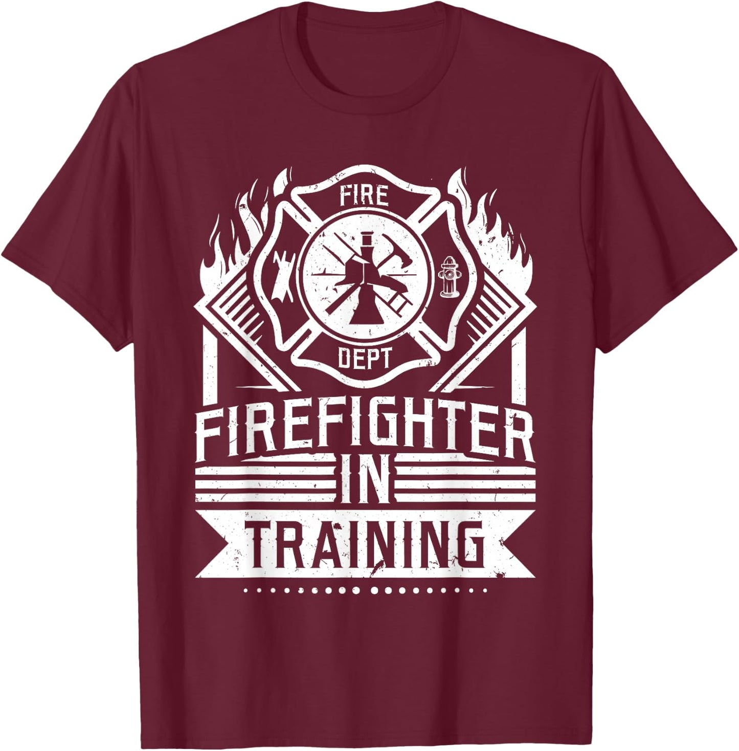 Future Firefighter In Training Firefighter Thin Red Line T-Shirt - T-Shirt | Maroon