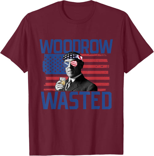 Woodrow Wasted 4th Of July Drinking President Wilson Women Men