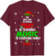 The Best Way To Spread Christmas Cheer Is Teaching Music T-Shirt - T-Shirt | Maroon