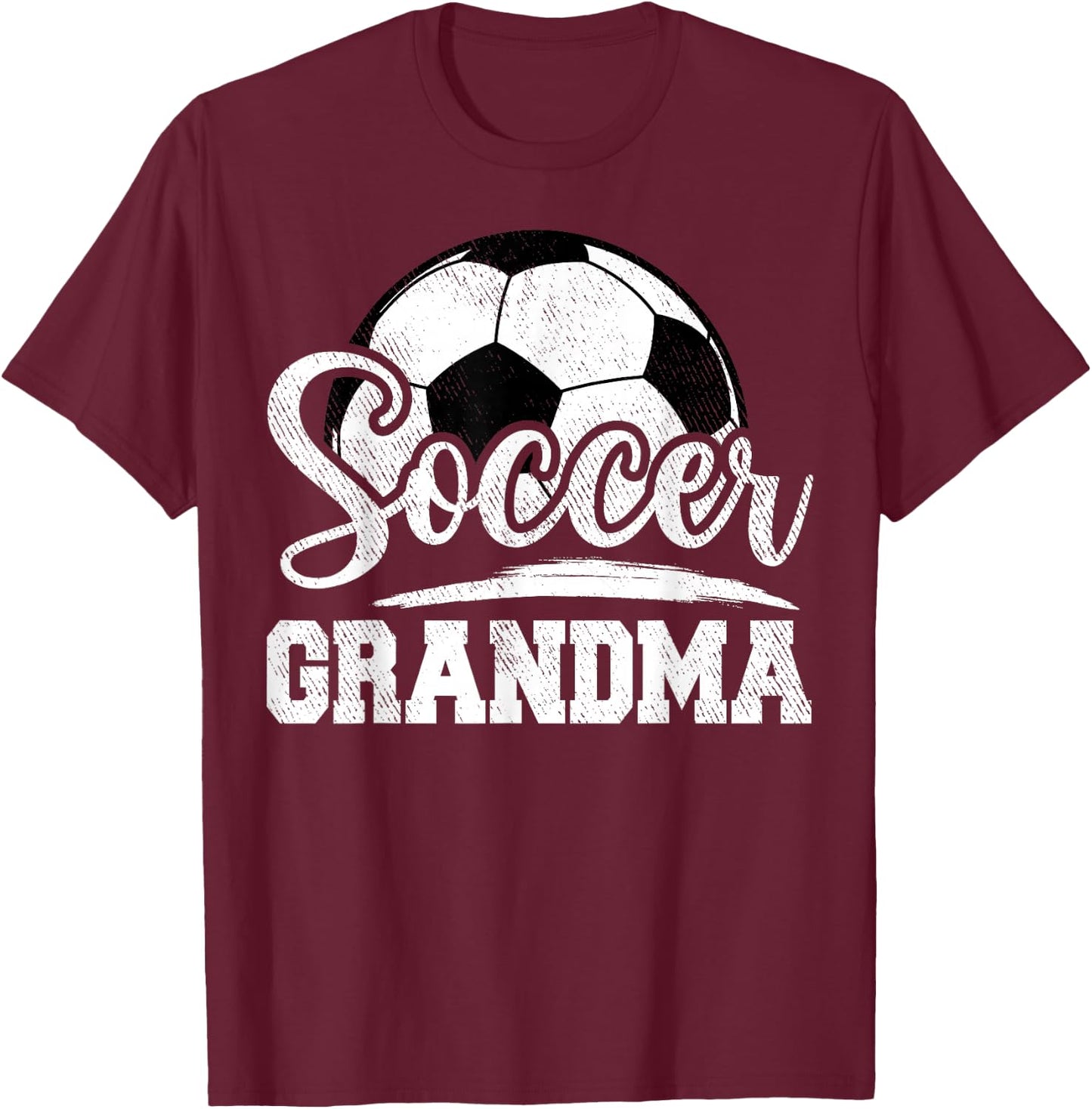 Soccer Grandma Soccer Player Game Day Mother's Day T-Shirt - T-Shirt | Maroon