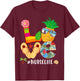 Love Summer Pineapple Tropical Flower Flip Flop Nurse Life T-Shirt - T-Shirt | Maroon