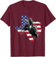 Bull-Riding Texas Ranch Rider America Cowboy USA T-Shirt - T-Shirt | Maroon