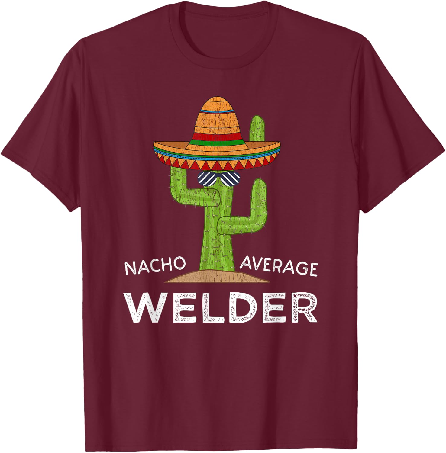 Fun Hilarious Welder Humor Saying | Funny Welding T-Shirt - T-Shirt | Maroon