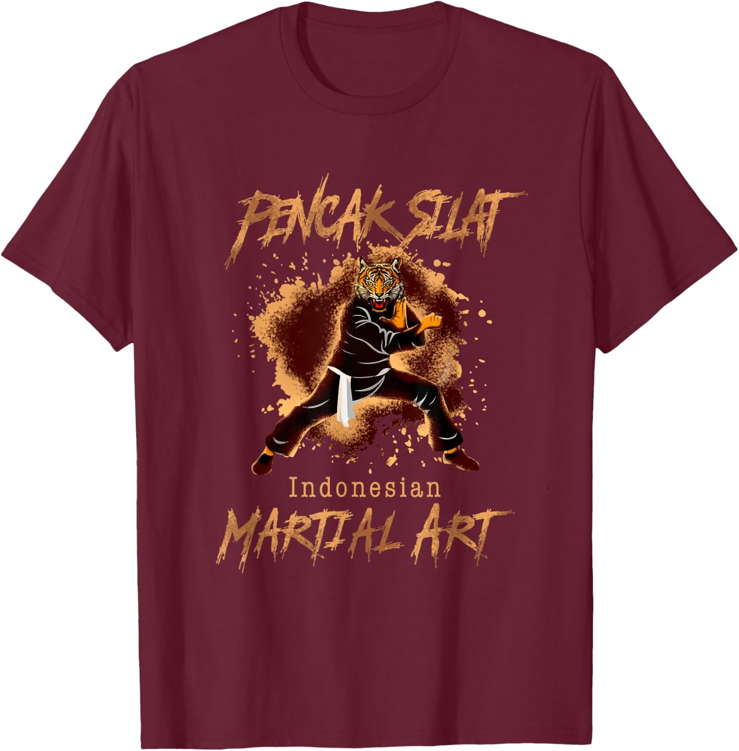 Pencak Silat Indonesian Martial Arts T-Shirt - T-Shirt | Maroon
