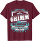 It's A Grimm Thing You Wouldn't Understand Name Vintage T-Shirt - T-Shirt | Maroon