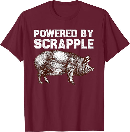 Cool Scrapple Women Food Meat Foodie Scrapple Lover T-Shirt - T-Shirt | Maroon