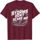 Extreme Weather Tornado Hunting Enthusiast Storm Tracker T-Shirt - T-Shirt | Maroon