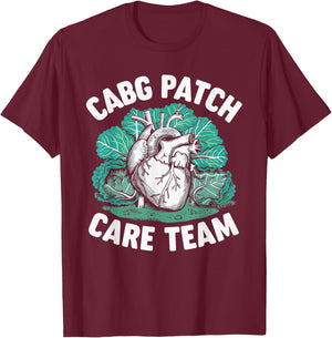 CABG Patch Care Team T-Shirt - T-Shirt | Maroon