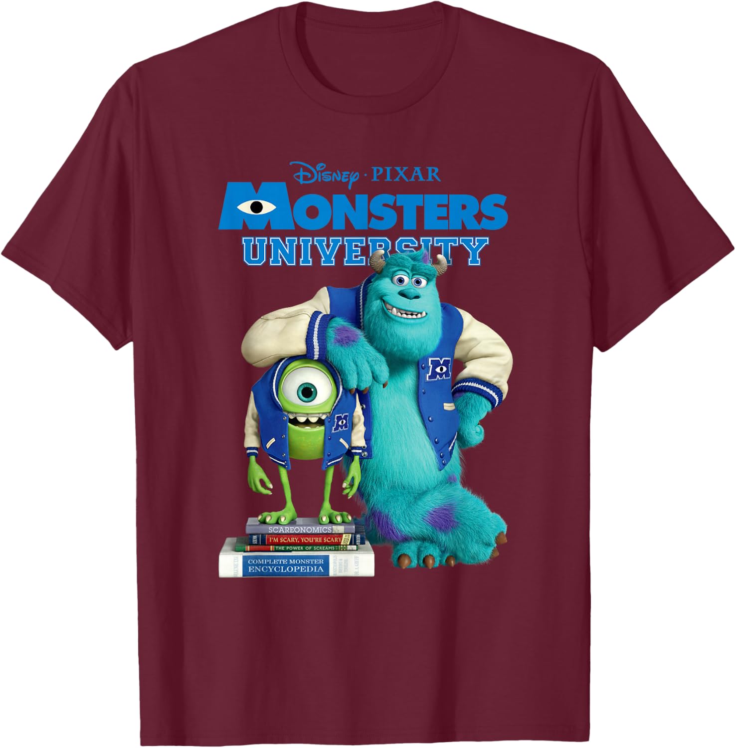 Disney and Pixar's Monsters University Mike and Sulley T-Shirt - T-Shirt | Maroon