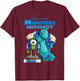 Disney and Pixar's Monsters University Mike and Sulley T-Shirt - T-Shirt | Maroon