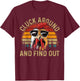 Cluck Around & Find Out Chicken Tender Funny Chicken Vintage T-Shirt - T-Shirt | Maroon