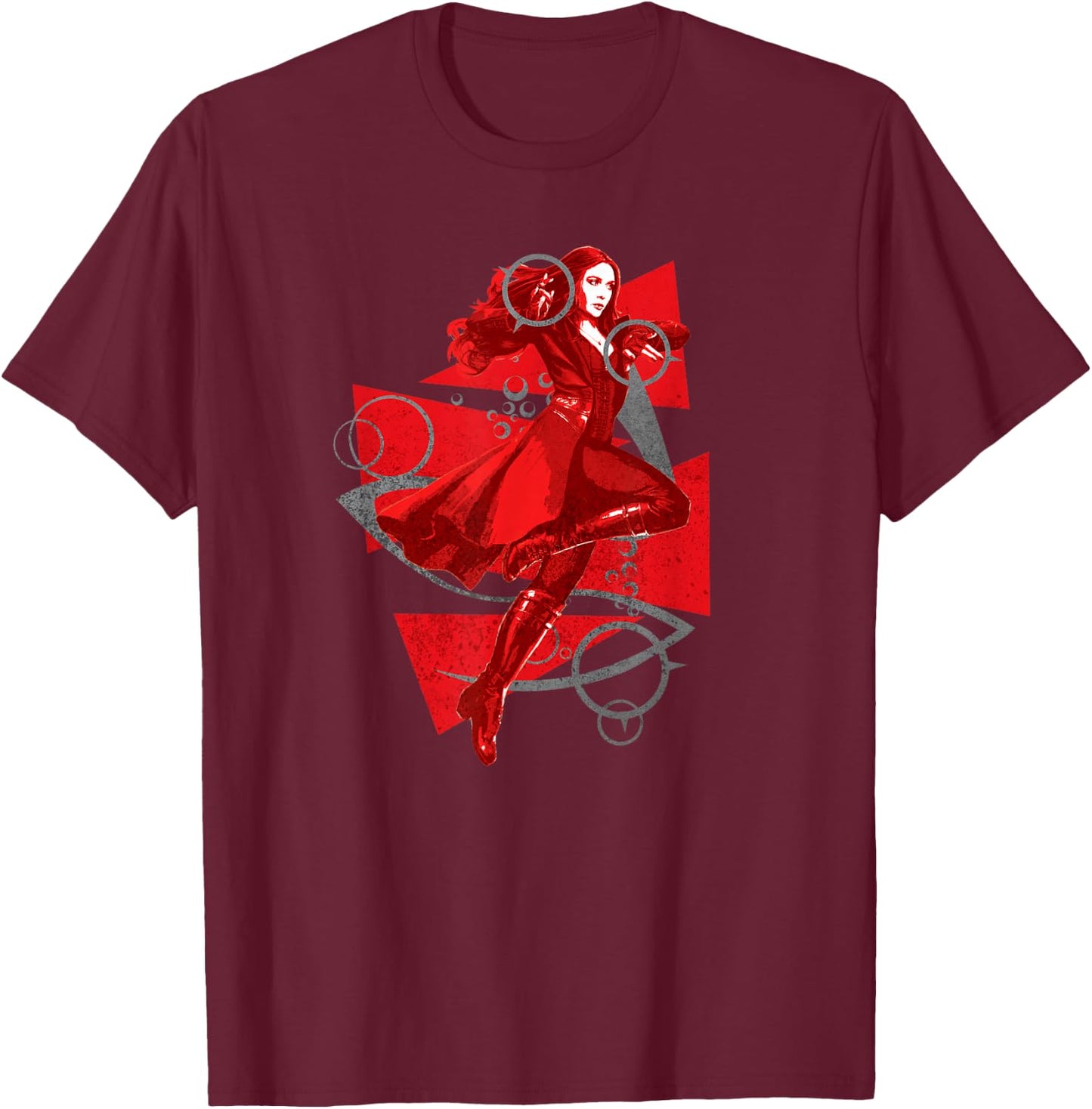 Marvel Scarlet Witch Wanda Maximoff T-Shirt - T-Shirt | Maroon