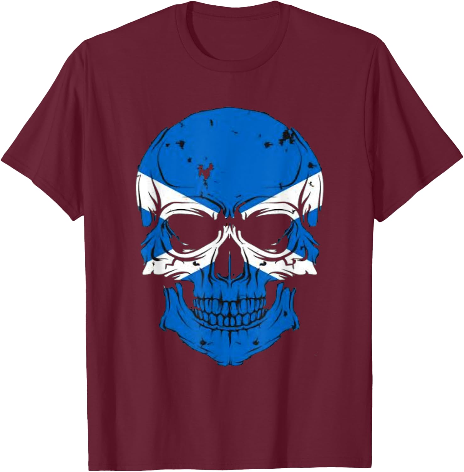 Scotland football Scotland Flag For Scottish Men/Women/Kid T-Shirt - T-Shirt | Maroon