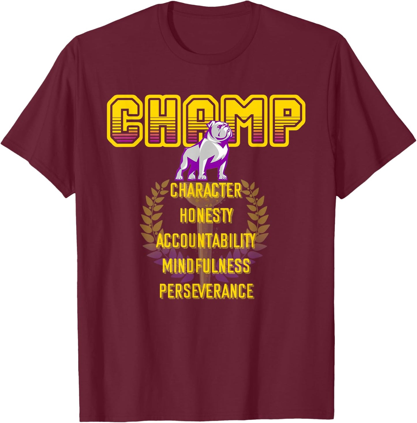 Brock Elliott CHAMP T-Shirt - T-Shirt | Maroon