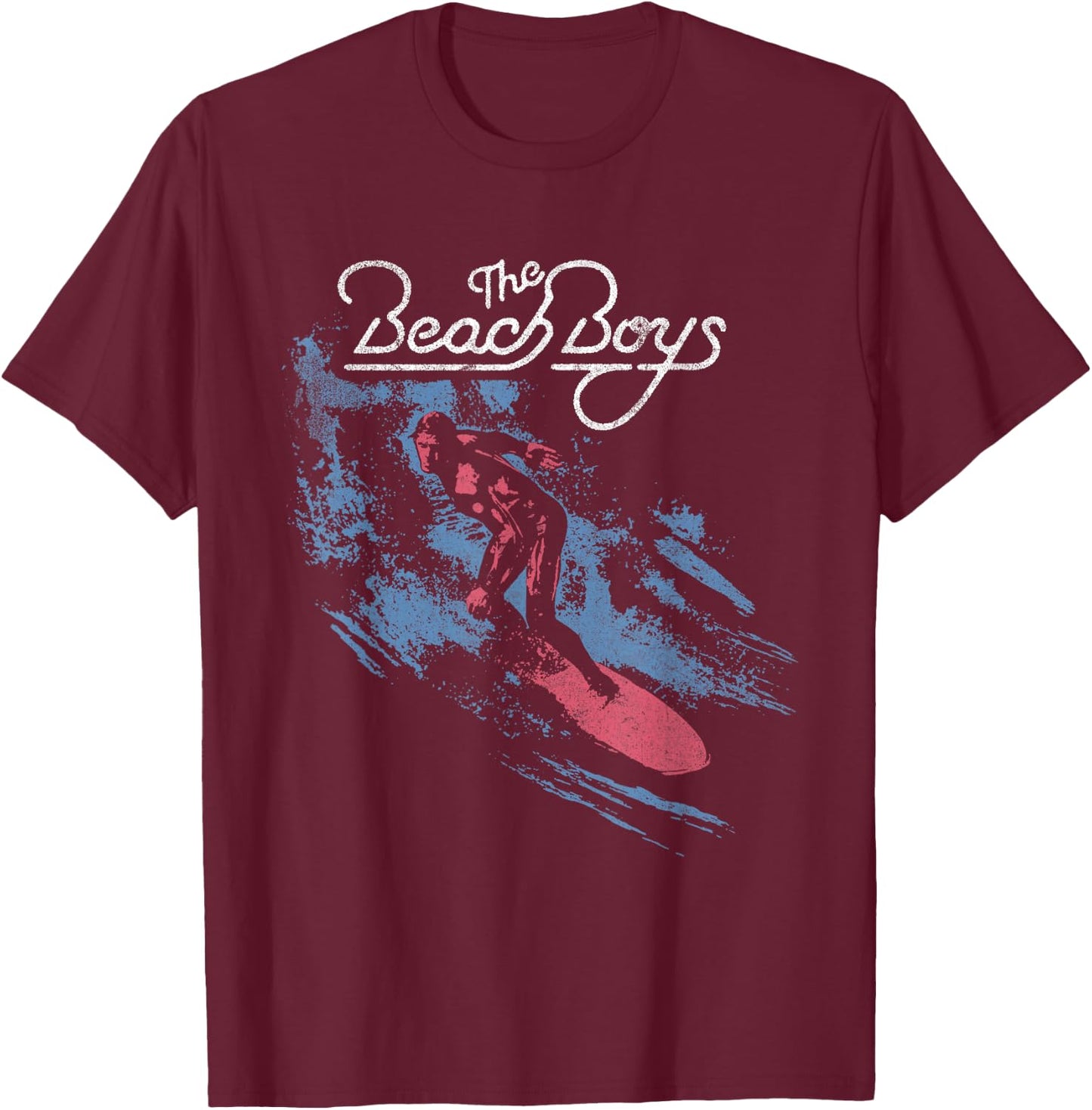 Beach Boys 2019 Surfer T-Shirt - T-Shirt | Maroon