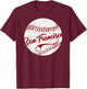 Baseball San Francisco Vintage Giant Ball, National Pastime T-Shirt - T-Shirt | Maroon